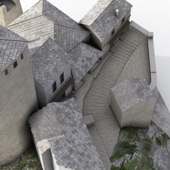 3D model Castle on the Hill 2