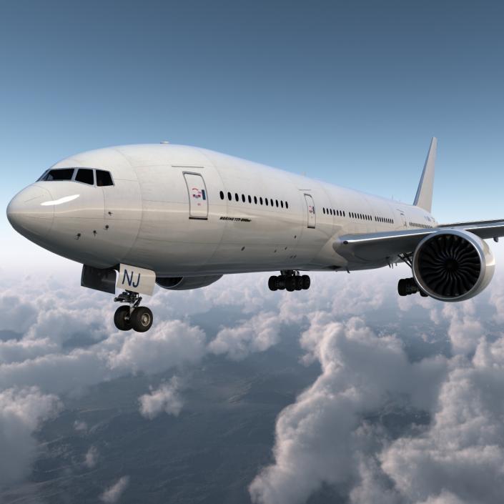 Boeing 777-200ER Generic 3D model