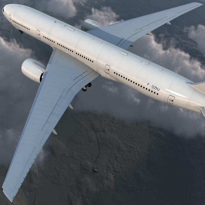 Boeing 777-200ER Generic 3D model