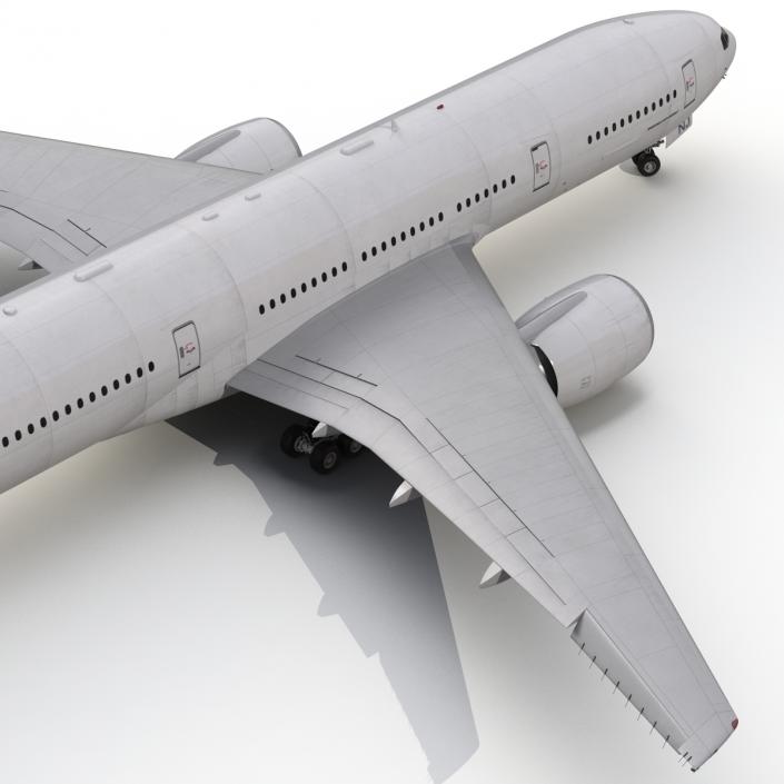 Boeing 777-200ER Generic 3D model