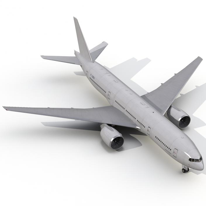 Boeing 777-200ER Generic 3D model