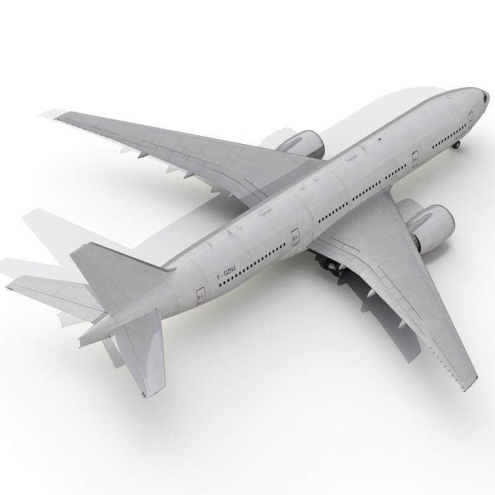 Boeing 777-200ER Generic 3D model