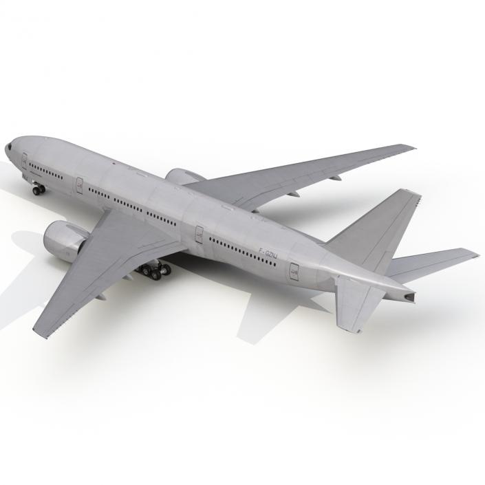 Boeing 777-200ER Generic 3D model