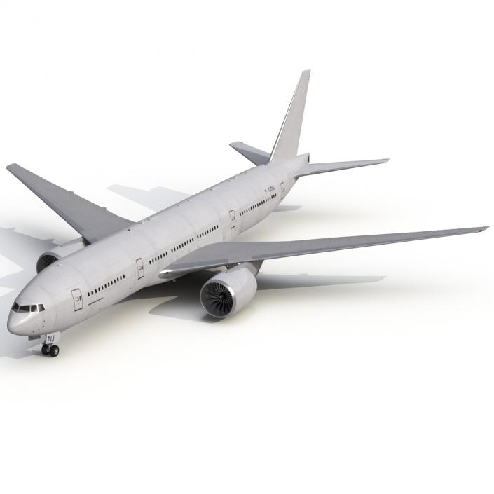 Boeing 777-200ER Generic 3D model