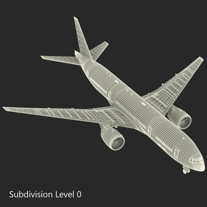 Boeing 777-200ER Generic 3D model