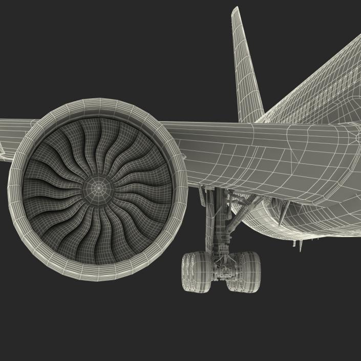 Boeing 777-200ER Generic 3D model