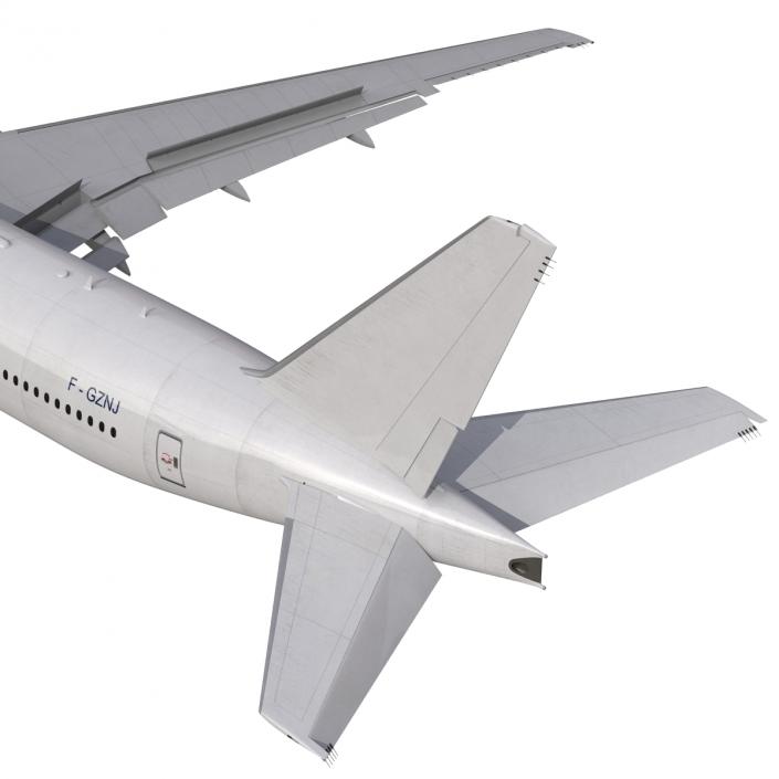 3D Boeing 777-200ER Generic Rigged