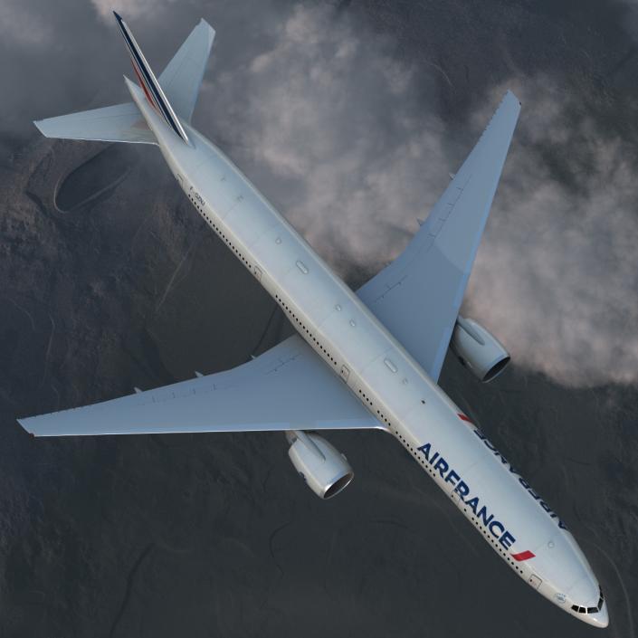 3D model Boeing 777-300 Air France