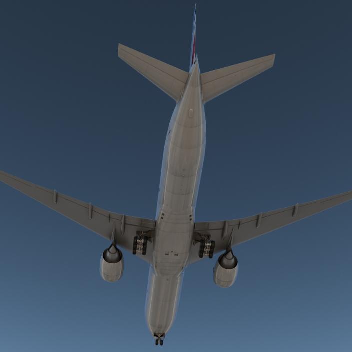 3D model Boeing 777-300 Air France