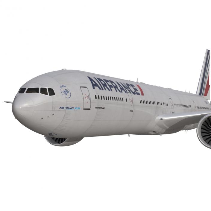 3D model Boeing 777-300 Air France