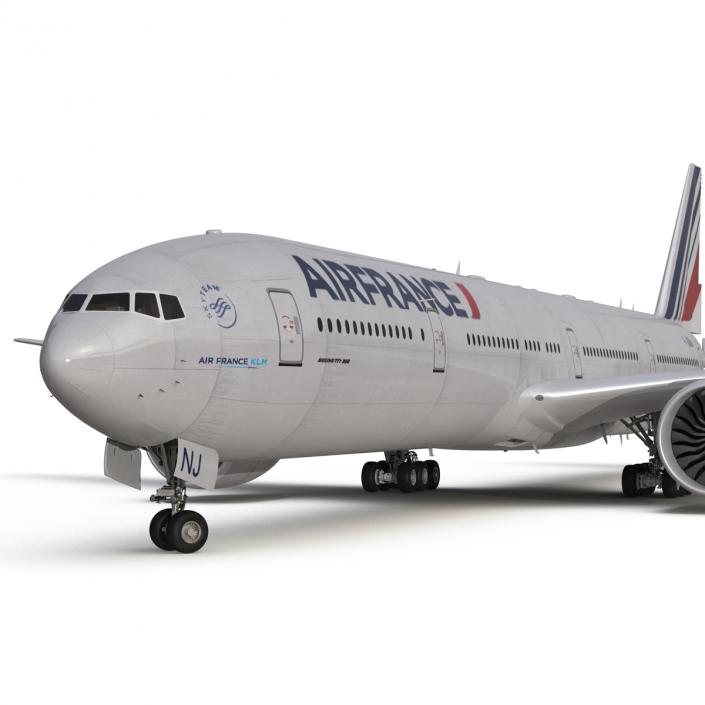 3D model Boeing 777-300 Air France