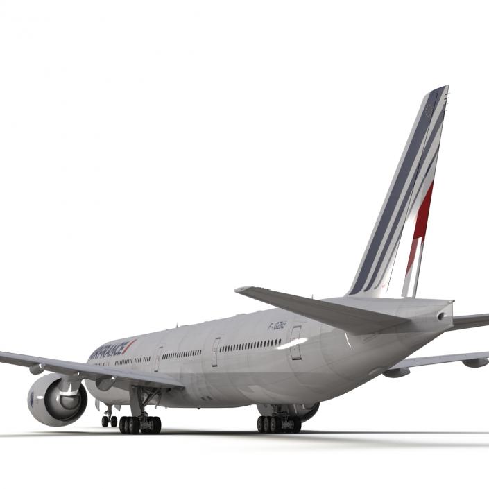 3D model Boeing 777-300 Air France