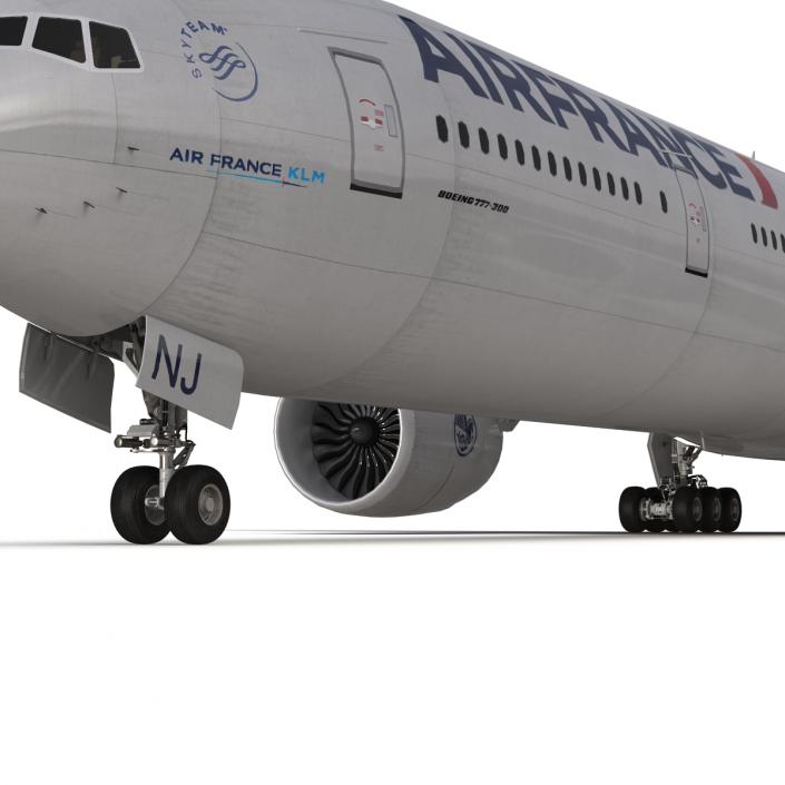 3D model Boeing 777-300 Air France