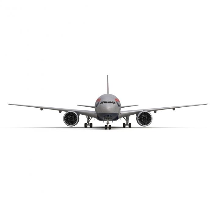 3D model Boeing 777-300 British Airways