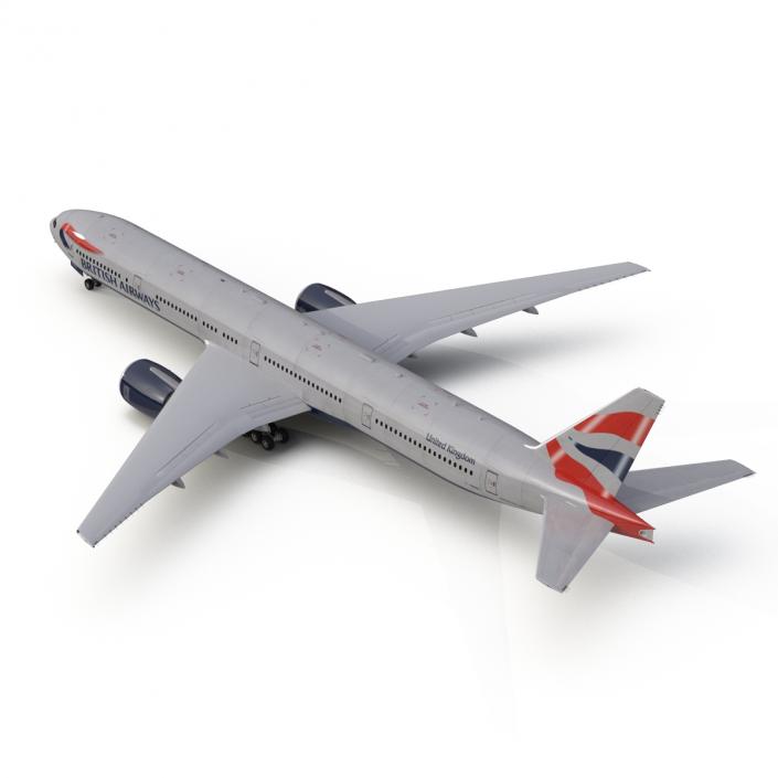 3D model Boeing 777-300 British Airways