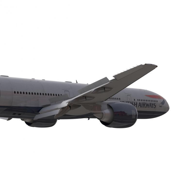 3D model Boeing 777-300 British Airways