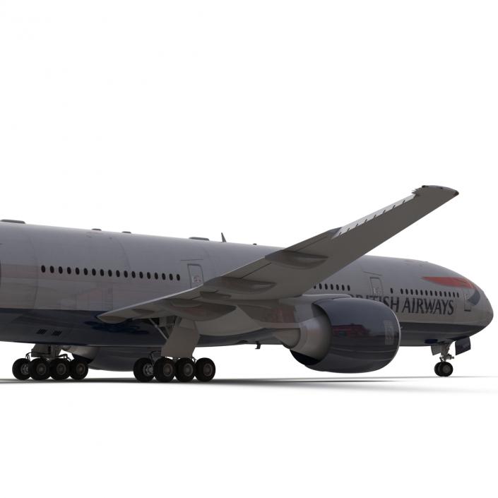 3D model Boeing 777-300 British Airways