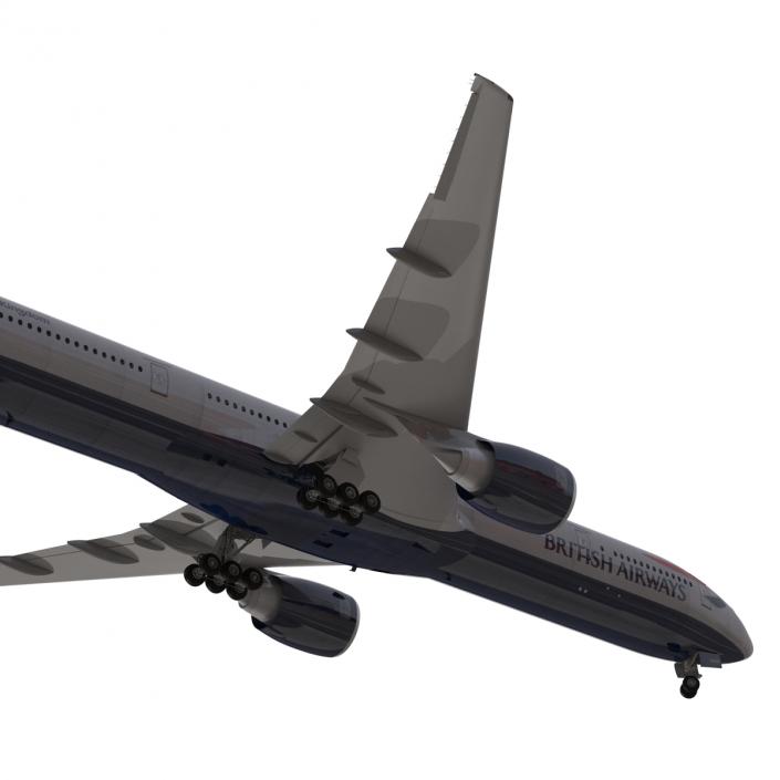 3D model Boeing 777-300 British Airways