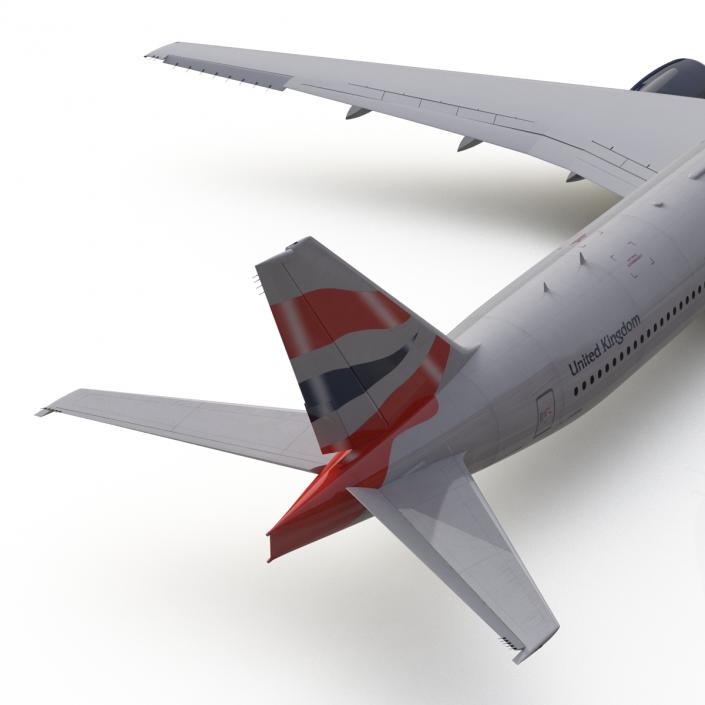 3D model Boeing 777-300 British Airways