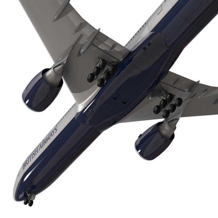 3D model Boeing 777-300 British Airways