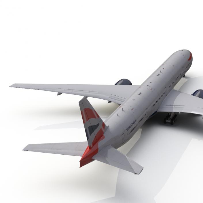 3D model Boeing 777-300 British Airways