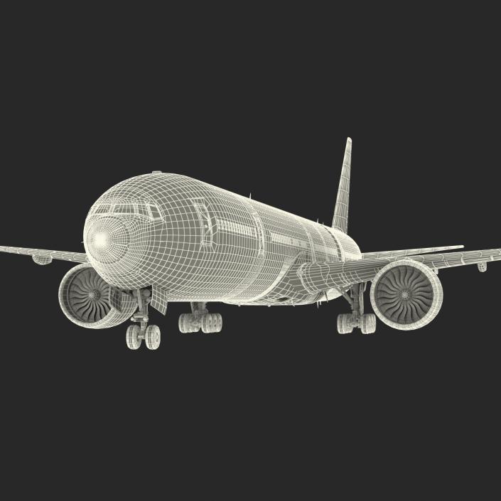 3D model Boeing 777-300 British Airways