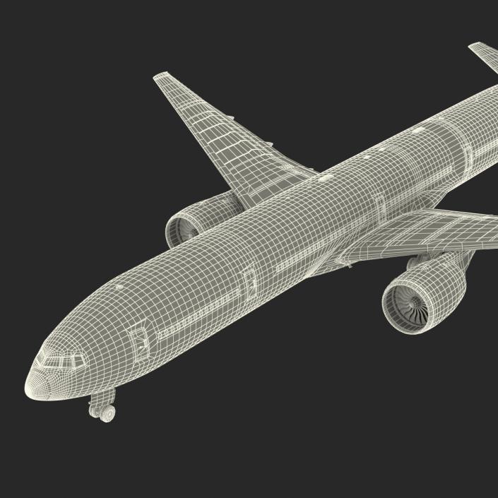 3D model Boeing 777-300 British Airways