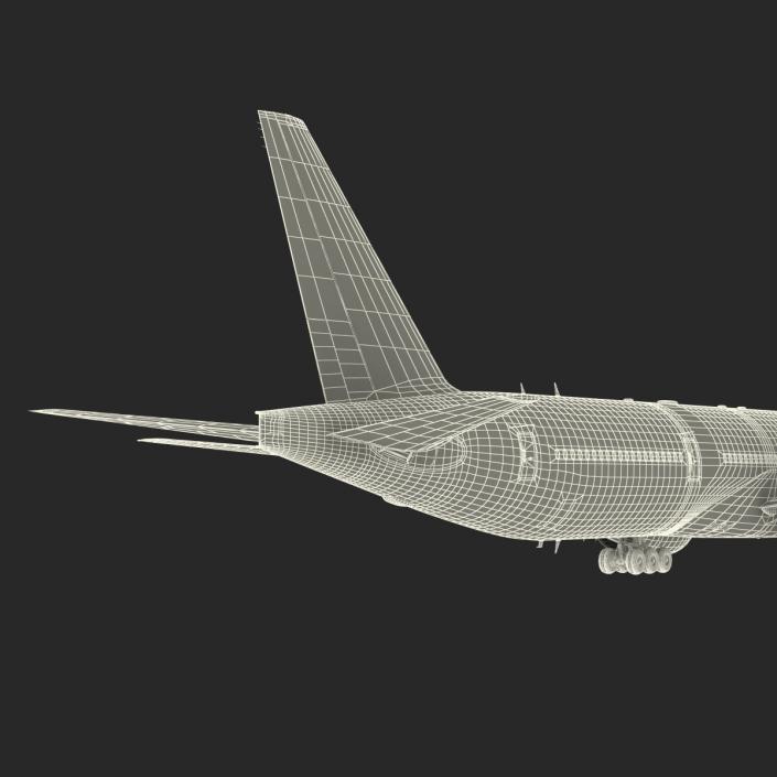 Boeing 777-300 British Airways Rigged 3D