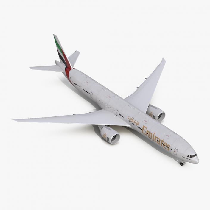 Boeing 777-300 Emirates Airlines 3D