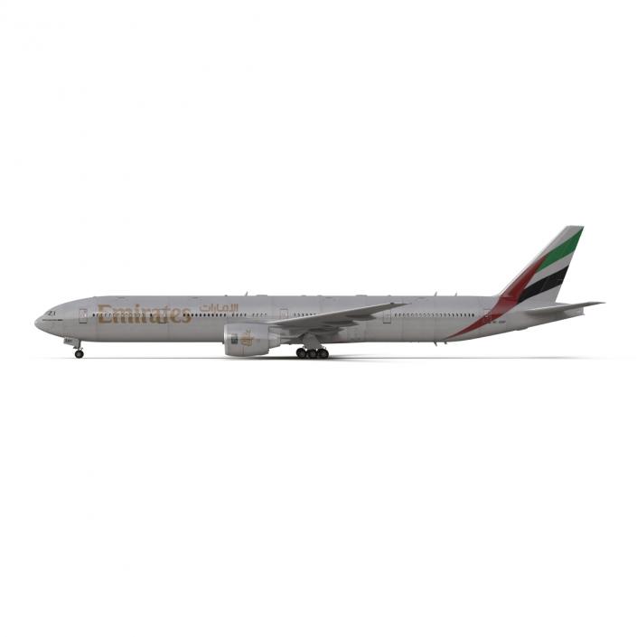 Boeing 777-300 Emirates Airlines 3D