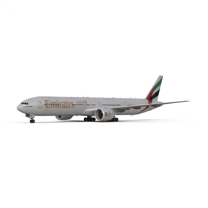 Boeing 777-300 Emirates Airlines 3D