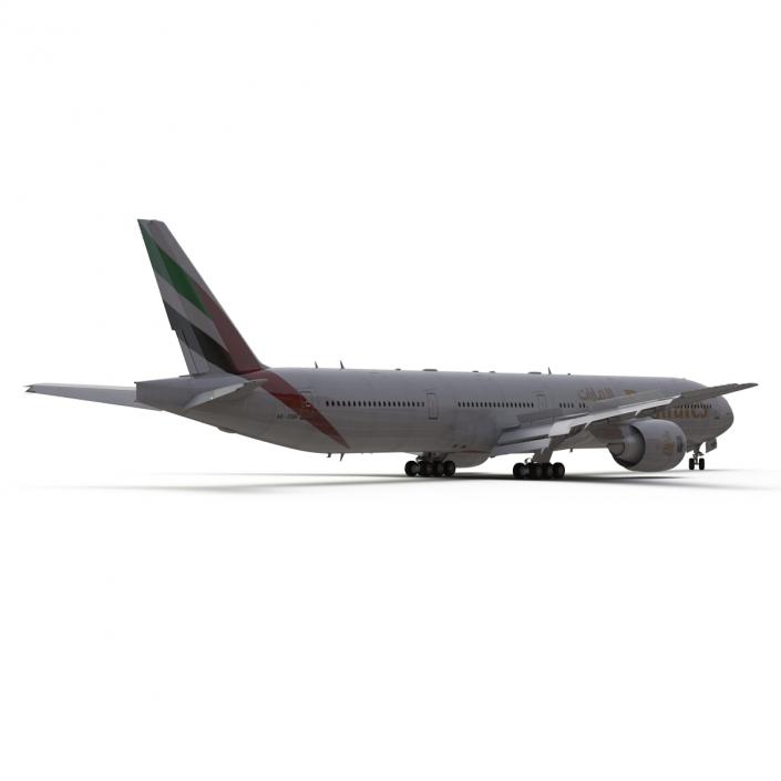 Boeing 777-300 Emirates Airlines 3D