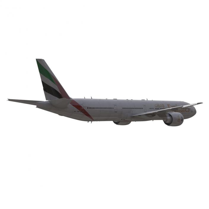 Boeing 777-300 Emirates Airlines 3D