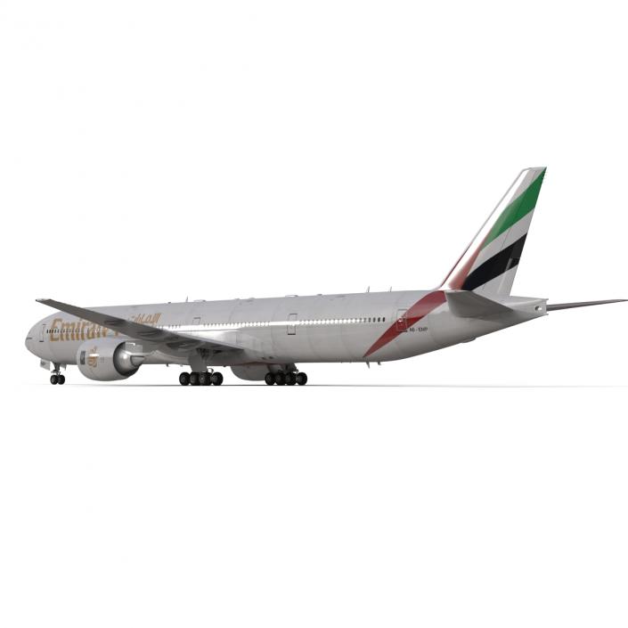 Boeing 777-300 Emirates Airlines 3D