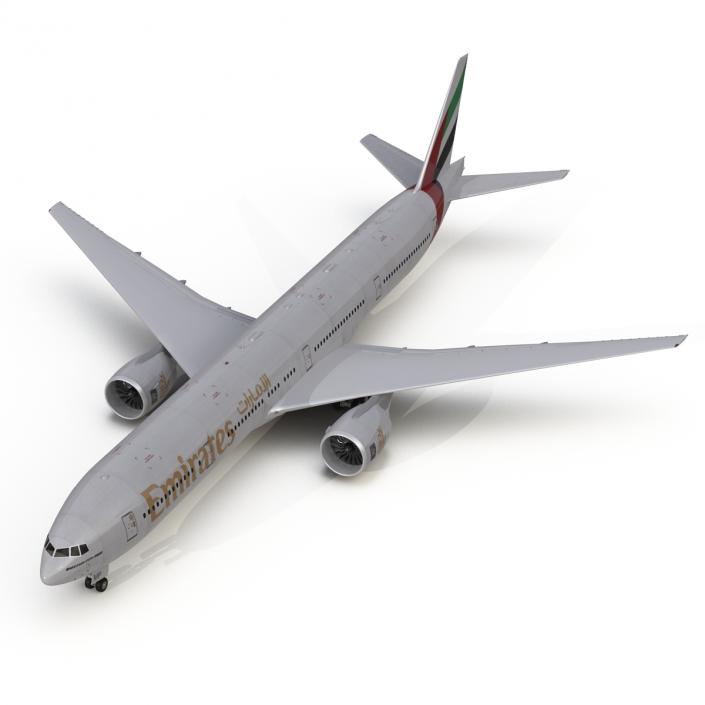 Boeing 777-300 Emirates Airlines 3D