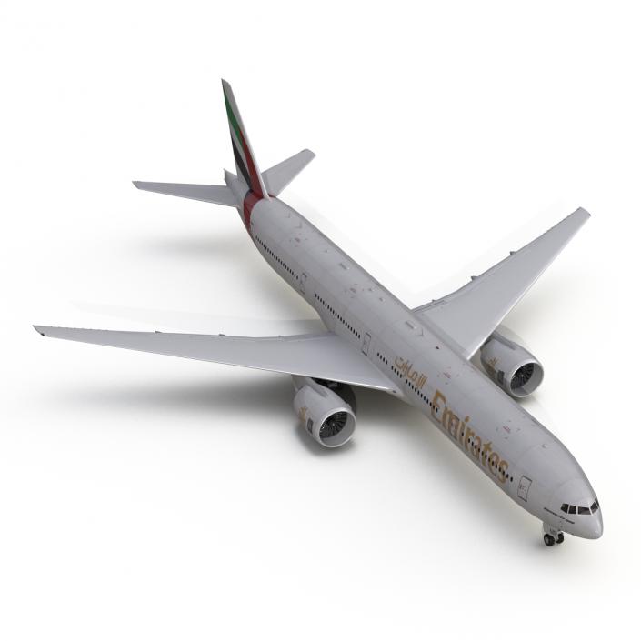 Boeing 777-300 Emirates Airlines 3D