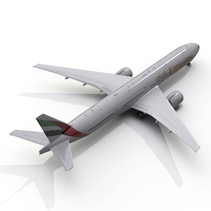 Boeing 777-300 Emirates Airlines 3D