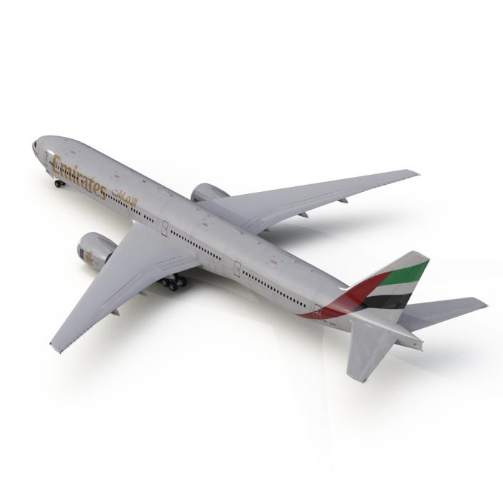 Boeing 777-300 Emirates Airlines 3D