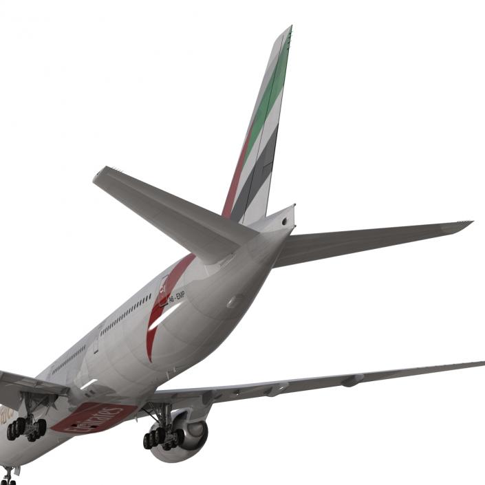 Boeing 777-300 Emirates Airlines 3D