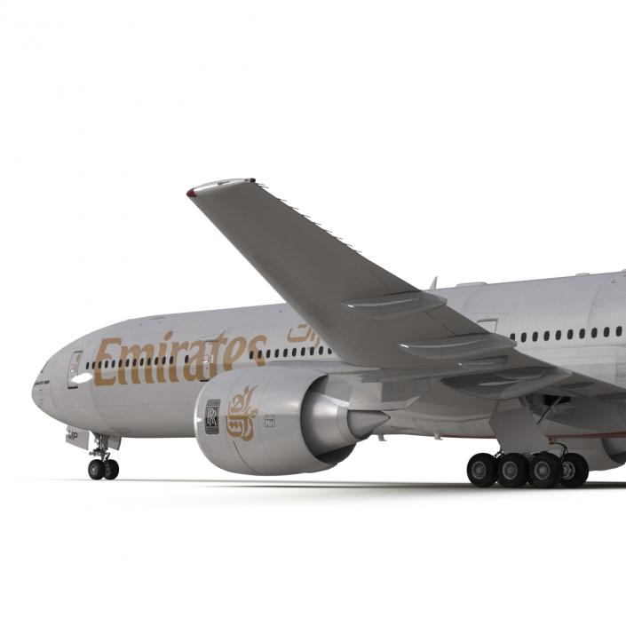 Boeing 777-300 Emirates Airlines 3D