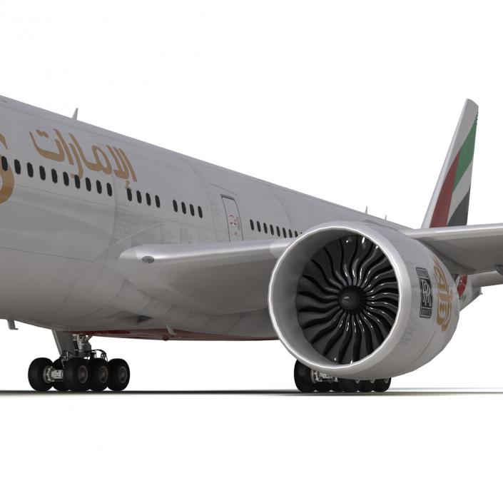 Boeing 777-300 Emirates Airlines 3D