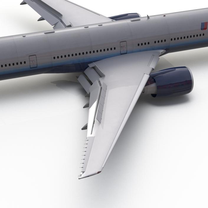 3D model Boeing 777-300 United Airlines