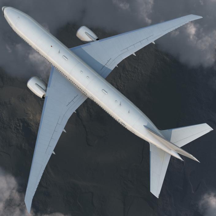 Boeing 777-200LR Generic 3D model