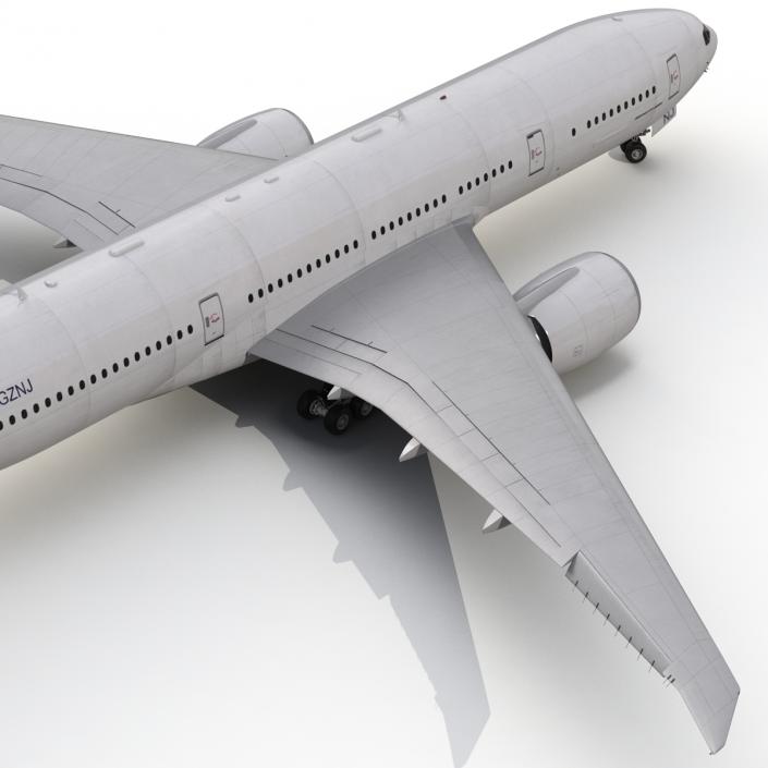 Boeing 777-200LR Generic 3D model