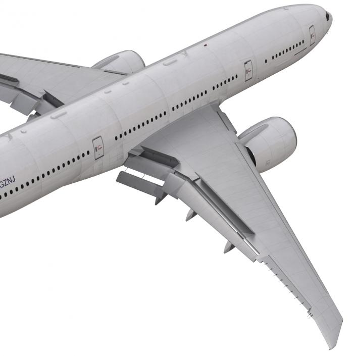 Boeing 777-200LR Generic 3D model