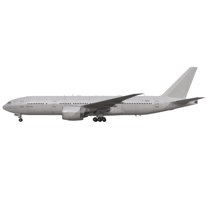 Boeing 777-200LR Generic 3D model