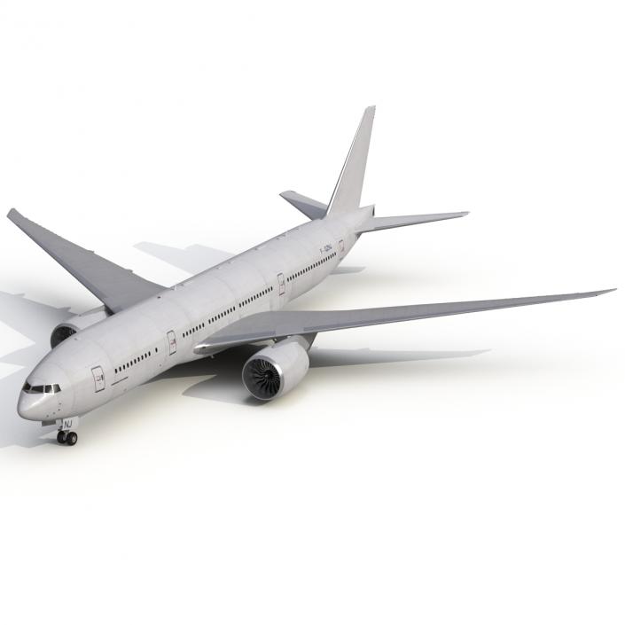 Boeing 777-200LR Generic 3D model