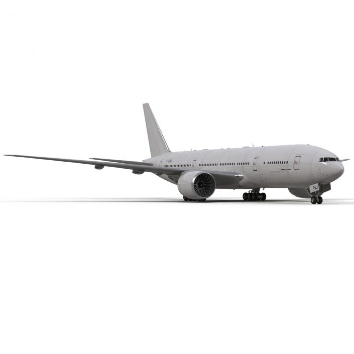 Boeing 777-200LR Generic 3D model