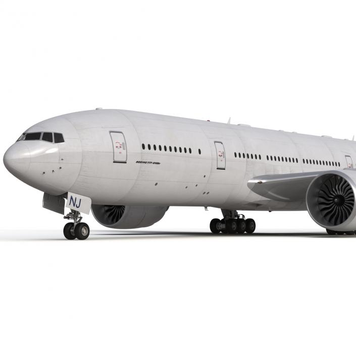 Boeing 777-200LR Generic 3D model