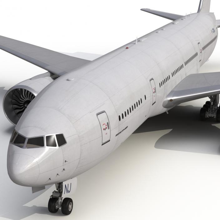 Boeing 777-200LR Generic 3D model